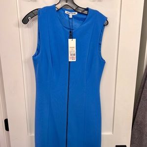 Elizabeth and James blue zipper detail dress